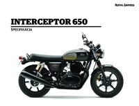 Roya enfield interceptor - Technicka specifikacia 2024 SK-1